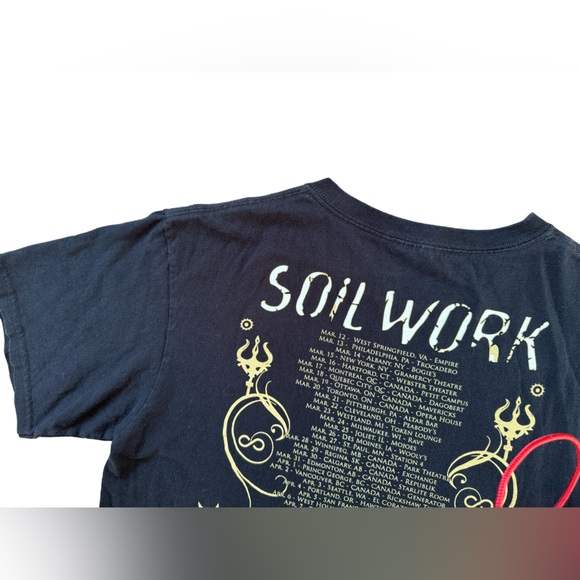 Soilwork Band The Living Infinite Concert Tour Tee Shirt - Picture 3 of 10